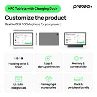 Terminal de point de vente le plus vendu, tablette Android NFC avec station de charge, tablette POS avec support MTK6789 Android16, tablette PC OEM
