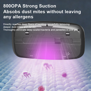 Aspirapolvere Portatile Wireless a 2 Velocità per Materassi, Rimozione Profonda degli Acari, Dispositivo di Pulizia per Viaggi, Hotel e Camere <span class=keywords><strong>da</strong></span> <span class=keywords><strong>Letto</strong></span> - Product Image 3