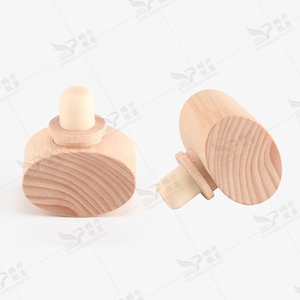 Hình dạng tùy chỉnh bằng gỗ tổng hợp nút chai Stopper Whisky rượu vang tinh thần chai thủy tinh Stopper Desgin - Product Image 1