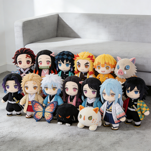 30 000 styles de poupées de personnages d'anime, animaux en peluche de 8 pouces, jouets pour enfants, jouets en peluche en gros pour machine à griffes - Vente chaude usine - Product Image 1