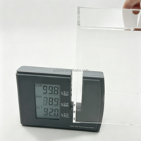 Vitrine de protection personnalisée moderne en acrylique coloré résistant aux UV, faite à la main, pré-assemblée, surface polie pour objets classés