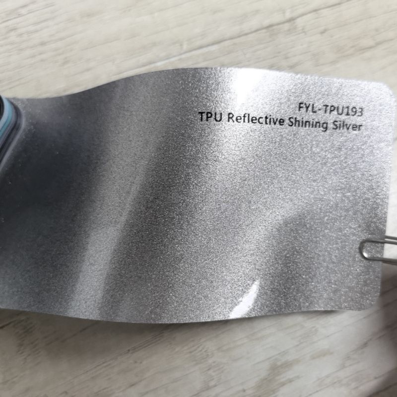 Argent brillant réfléchissant TPU