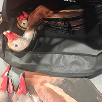 Sac à bandoulière en nylon imperméable grande capacité avec logo personnalisé pour le rangement des leurres de chasse (canards et oies)