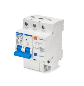 Manhua DZ47LE-63 미니 회로 차단기 230V 50Hz 1P + N 열 자기 보호 잔류 전류 작동 구리 플라스틱 - Product Image 1