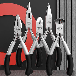 Airaj Best Selling Bent <strong>Nose</strong> Pliers for Jewelry Stainless Steel Precision Tool for Beading and Wirework Jewelry Tool - Product Image 4