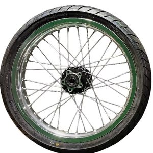 Roue de vélo électrique en alliage d'aluminium Surron Ultra Bee 17x2.5/3.5 pouces avant/arrière avec pneu 175/65R14 fabriqué dans le Zhejiang, Chine - Product Image 2