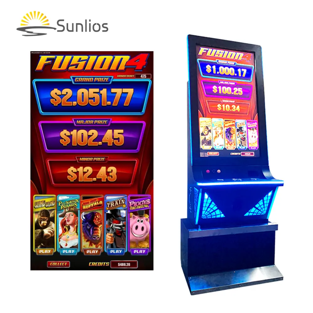 Multi Banilla Cheap Price Sunlios Fusion 4 Skill Game Machine Free Games