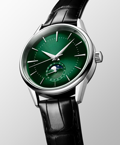 Reloj Mecánico Automático con Fase Lunar para Hombre, Correa de Cuero, Clásico, de Vestir, para Negocios, Uso Diario Formal, Longinesing - Product Image 2