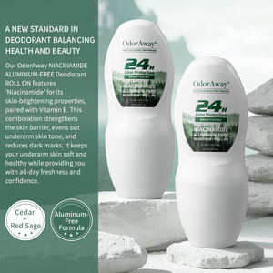 <span class=keywords><strong>Déodorant</strong></span> naturel en stick anti-transpirant frais à la niacinamide sans aluminium <span class=keywords><strong>Déodorant</strong></span> roll-on anti-odeurs et anti-transpiration - Product Image 4
