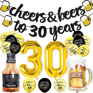 Globos <span class=keywords><strong>de</strong></span> Aluminio <span class=keywords><strong>de</strong></span> Alta Calidad para Fiestas <span class=keywords><strong>de</strong></span> Aniversario, Set <span class=keywords><strong>de</strong></span> Globos con Forma <span class=keywords><strong>de</strong></span> Cerveza y Whisky, Accesorios <span class=keywords><strong>de</strong></span> Decoración Duraderos - Product Image 3