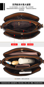 Bolsos de Mano de Cuero PU de Alta Calidad, Bolsos de Lujo para Mujer, Bolsos de Diseñador, Bolsos de Hombro para Dama - Product Image 6