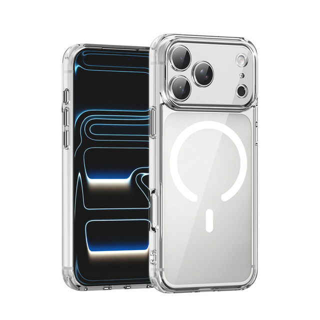 Lichicase Anti Yellowing Strong Magnetic Shock-absorbent Mobile Accessorize for Samsung S26 S26 Plus S26 Ultra Clear Phone Case