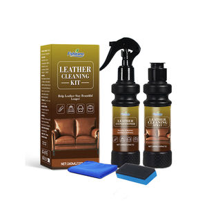 Kit d'<span class=keywords><strong>entretien</strong></span> du <span class=keywords><strong>cuir</strong></span> de qualité supérieure, ensemble de nettoyant et d'après-shampoing pour meubles, intérieurs de voiture, vêtements, chaussures, bottes, sacs, produits d'<span class=keywords><strong>entretien</strong></span> - Product Image 6