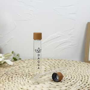 Longue bouteille de tube à essai en verre à l'épreuve des enfants personnalisée en borosilicate 20mm 22mm 25mm avec bouchon résistant aux enfants - Product Image 6