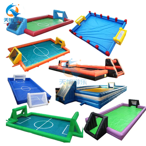 <span class=keywords><strong>Alquiler</strong></span> de eventos <span class=keywords><strong>Campo</strong></span> de <span class=keywords><strong>fútbol</strong></span> resbaladizo inflable con cama de salto Juguetes y estructuras al aire libre para deslizarse y deslizarse - Product Image 5