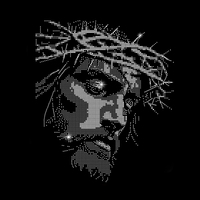 Design personnalisé religieux Jésus en strass à transfert thermique - Transfert thermique en cristal à dos plat pour T-shirts