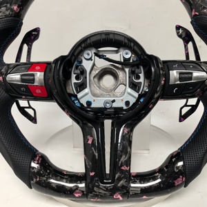 Volante de Fibra de Carbono Forjado Compatible con <span class=keywords><strong>BMW</strong></span> F22 F87 F06 F35 F32 F01 F02F80 F90 F36 F30 F10 F20 F10 - Product Image 5