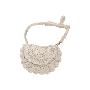 Borsa a <span class=keywords><strong>Tracolla</strong></span> Media in Cotone Intrecciato con Zip - Stile Mori & Instagram, Elegante con <span class=keywords><strong>Tracolla</strong></span> Singola per Vacanze al Mare - Product Image 5