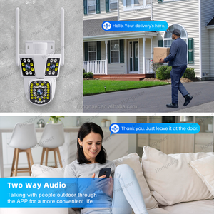 Hongnaer WiFi 3 vidéo extérieure intelligente 6MP 3K PTZ caméra de surveillance IP <span class=keywords><strong>IPC360</strong></span> maison trois objectifs WiFi sécurité CCTV caméra sans fil - Product Image 6