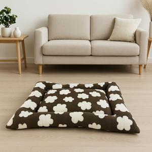 Cuccia per Animali Yommy Design Nuvola Blu Grigio Marrone 3 Misure M L XL Morbida e Confortevole per Cani e Gatti - Product Image 6