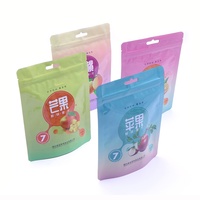 Pochette Doypack personnalisée imprimée avec fermeture éclair, refermable, pour l'emballage de collations et de nourriture pour animaux de compagnie