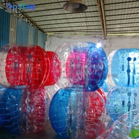 Ballon de football gonflable en PVC de 1,2 m/1,5 m de diamètre, taille humaine, jouet gonflable pour jeux en extérieur
