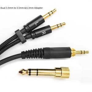 Câble audio de remplacement pour écouteurs Denon AH-D600, AH-D7200, AH-D7100 AH-D9200 AH-D5200 Meze 99 Classics Focal Elear - Product Image 4