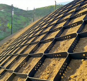 Cellules <span class=keywords><strong>de</strong></span> drainage en nid d'abeille, planche <span class=keywords><strong>de</strong></span> drainage, géocellule <span class=keywords><strong>de</strong></span> drainage 30 mm pour garage extérieur, toit, paysage, terrasses et patios - nid d'abeille - Product Image 3