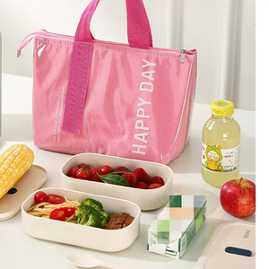 <b>Storage</b> Bag <b>Waterproof</b> Bag Bento <b>Box</b> Cooler Zipper Keep Refreshing Portable Picnic Office Tote Bags - Product Image 3