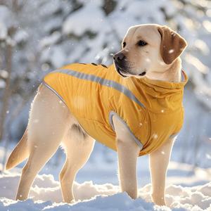Abrigo de Invierno para Perro Resistente, a Prueba de Viento e Impermeable, con Cuello Alto, Chaqueta de Forro Polar Grueso de 185g para Mantener el Calor - Product Image 6
