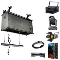Treuil motorisé Pro100d de 100 kg, Orbisfly DMX LED Kinetic Cat6 pour tête mobile laser Pro50d, élévateur d'éclairage, treuil de scène, charge de 50 kg