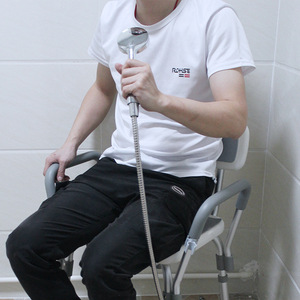 Chaise de douche en alliage d'aluminium, siège en forme de U, équipement de sécurité antidérapant pour salle de bain, pour personnes âgées et femmes enceintes - Product Image 3