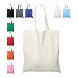 Factory Outlet Cotton Canvas Tote Bags <b>Cheap</b> Price Women's Single Shoulder Shopping Bag with Your logo - Product Image 2