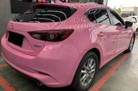 Film Adhésif PVC Rose Cristal pour Carrosserie de Voiture, Effet Changeant de Couleur, Installation Humide, Garantie 3 Ans