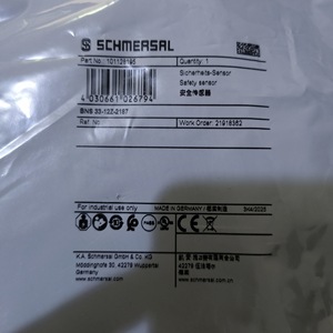 เซ็นเซอร์นิรภัย Schmersal BNS 33-12Z-2187 IP67 100VAC DC 250mA 3W อุปกรณ์อุตสาหกรรม - Product Image 2