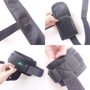 Cinturón de transferencia para piernas, malla transpirable negra, para asistencia de movilidad para personas mayores - Product Image 3