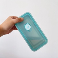Boîte à lunch écologique en acier inoxydable avec couvercle en plastique, récipient durable pour le stockage des repas, 2 compartiments, 1 compartiment