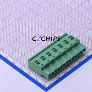 DB2EKB-7.62-7P-GN-S Plug-in Terminal Block P=7.62mm Connector Male Plug 1x7P 7.62mm Green - Product Image 1