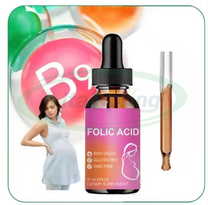 Suplementos de Ácido Fólico VitaSpring OEM, Multivitamínico para Mujer, Complejo de Vitamina <span class=keywords><strong>B</strong></span>, Gotas de Ácido Fólico Líquido - Product Image 2