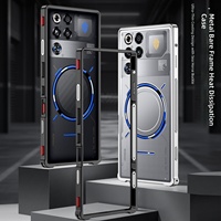 Casing Bingkai Aluminium Alloy Anti Guncangan dan Penghilang Panas dengan Buckle Lepas Pasang untuk Redmagic 11s Pro+ 9s Pro 10/11 Pro 10s Pro