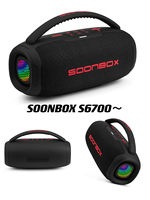 Nuevos Altavoces Portátiles para Exteriores SOONBOX 6700 de Alta Potencia con Bluetooth Inalámbrico e Impermeabilidad IPX6