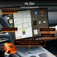 Dongle sans fil 4-en-1 CarPlay Android Auto AirPlay Mirror Cast, adaptateur USB Plug&Play OEM pour voiture, liaison automatique stable à faible latence