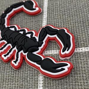 Fabrication sur mesure de patchs en caoutchouc PVC souple, patchs PVC 3D en relief avec motif animal, à coudre ou thermocollants, patchs en caoutchouc personnalisés - Product Image 2