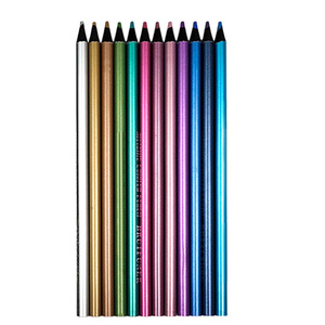 Buena calidad Yougou madera negra 12 lápiz Metal plomo 50 Color Set niños Diy cuaderno Graffiti dibujo - Product Image 5