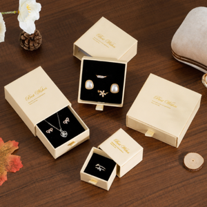 Manufacturer Custom Logo Drawer <b>Box</b> Eco-friendly Cardboard Jewelry Packaging <b>Box</b> for Necklace Ring <b>Earrings</b> Pendant Studs Bangle - Product Image 3