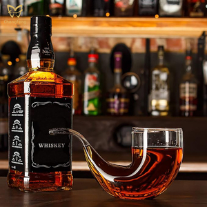 Custom Designer Smoking Pipe Shot Glass Small Whiskey Glass 65ml - Product Image 6