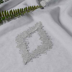 Rideau transparent en voile avec œillets en tissu, voile pour fenêtre de chambre à coucher, nouveau Design - Product Image 6