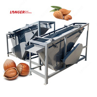Ligne de transformation industrielle, machine automatique de décorticage des noyaux d'abricot, casse-noix d'amandes, machine à décortiquer les noix noires