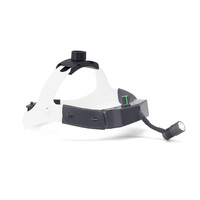 Lampe frontale chirurgicale LED 90000 Lux pour microchirurgie ORL, lampe frontale médicale rechargeable MB JD2900
