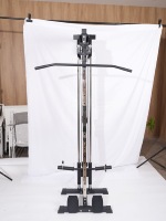 Sistema de Poleas de Alta/Baja Resistencia Montado en Pared para Gimnasio, Entrenamiento de Cuerpo Completo, Expansión de Pecho y Tríceps - Hierro Metálico para Uso Doméstico
